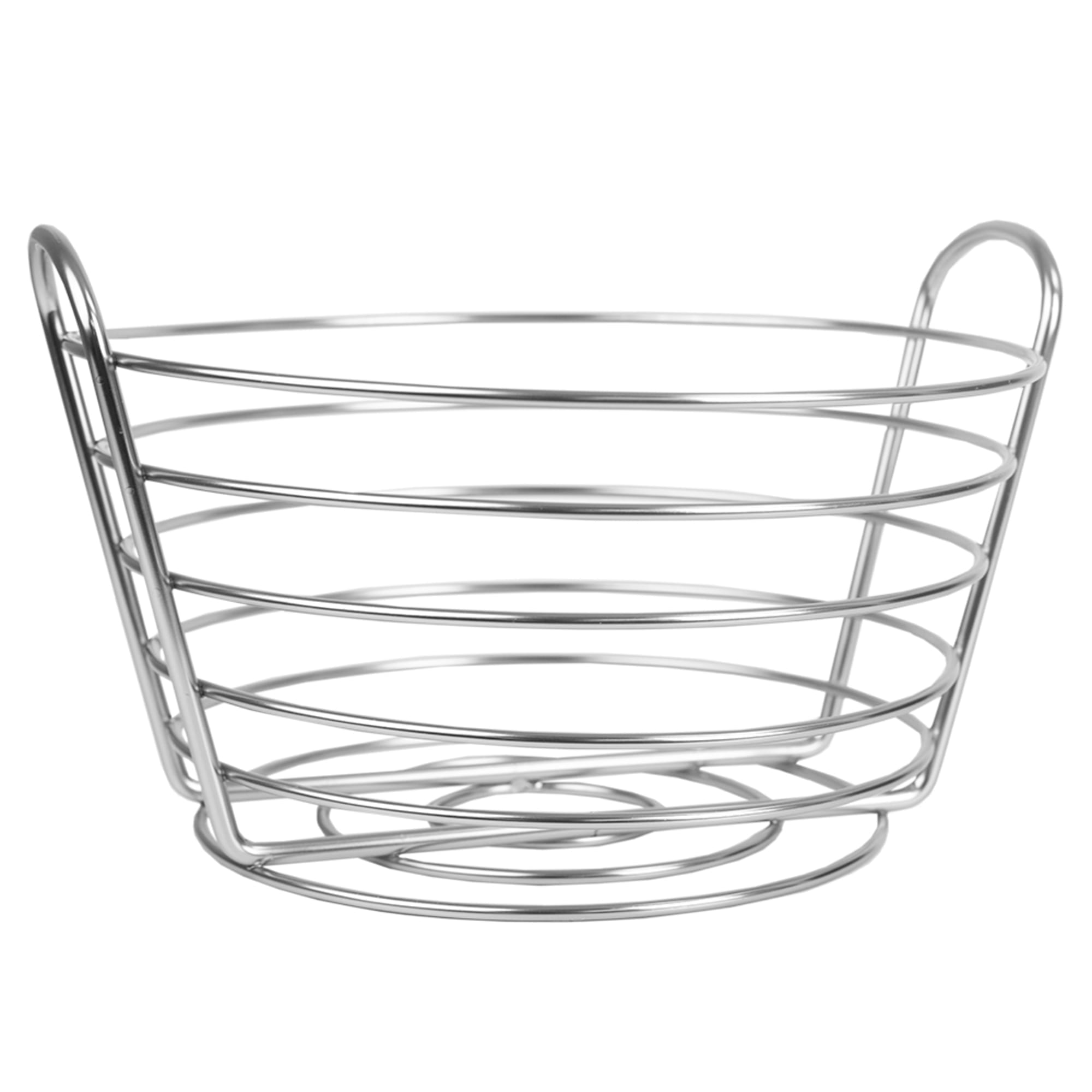 Home Basics Simplicity Collection Fruit Basket, Satin Chrome $10.00 EACH, CASE PACK OF 12