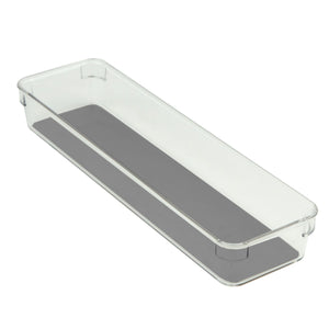Home Basics 3” x 12” x 2” Plastic Drawer Organizer with Rubber Liner $3.00 EACH, CASE PACK OF 24
