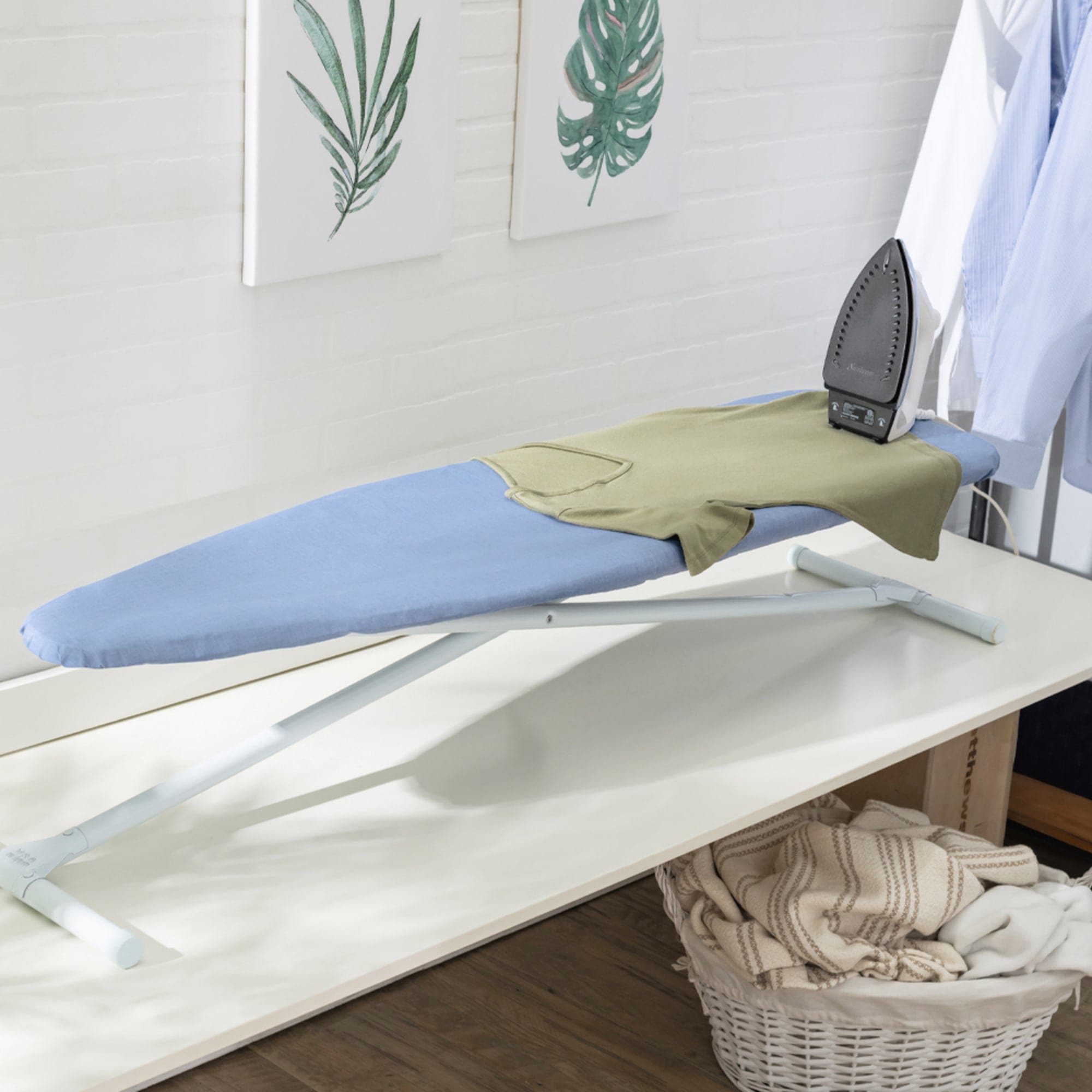 Seymour Home Products Adjustable Height, Freestanding T-Leg Ironing Board, Light Blue $25.00 EACH, CASE PACK OF 1