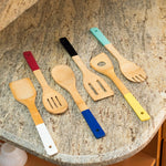 Load image into Gallery viewer, Home Basics 6 Piece Bamboo Kitchen Tool Set $5.00 EACH, CASE PACK OF 24
