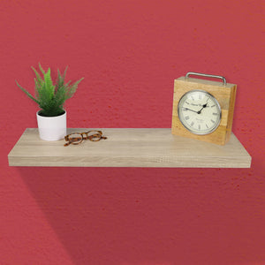 Home Basics 30" MDF Floating Shelf, Oak $12.00 EACH, CASE PACK OF 6