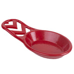 Load image into Gallery viewer, Home Basics Chevron Collection Cast Iron Spoon Rest, Red $5.00 EACH, CASE PACK OF 6
