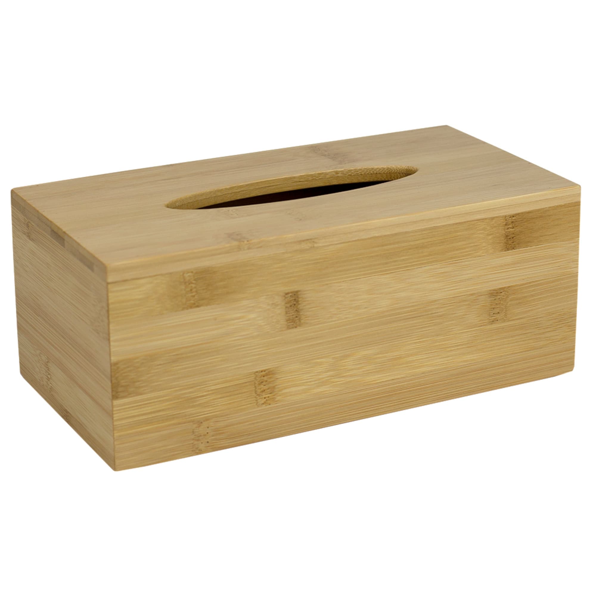 Home Basics Rectangle Bamboo Tissue Box Cover, Natural $7 EACH, CASE PACK OF 6