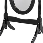 Load image into Gallery viewer, Home Basics Freestanding Oval Mirror, Black $60.00 EACH, CASE PACK OF 1
