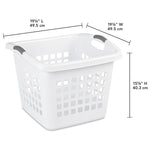 Load image into Gallery viewer, Sterilite 1.75 Bushel Ultra Square Laundry Basket, White $10 EACH, CASE PACK OF 6
