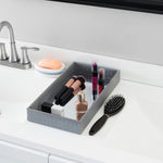 Load image into Gallery viewer, Home Basics Decorative Vanity Tray with Mirror $10.00 EACH, CASE PACK OF 6
