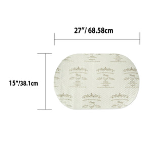 Home Basics Paris Bath Mat, White $4.00 EACH, CASE PACK OF 12