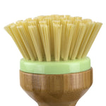Load image into Gallery viewer, Home Basics Bliss Collection Bamboo Dish Scrubber, Green $3 EACH, CASE PACK OF 12
