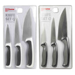 Load image into Gallery viewer, Home Basics Stainless Steel 3 Piece Knife Set - Assorted Colors
