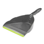 Load image into Gallery viewer, Home Basics Brilliant Dust Pan Set, Grey/Lime $4.00 EACH, CASE PACK OF 12
