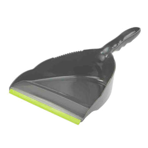 Home Basics Brilliant Dust Pan Set, Grey/Lime $4.00 EACH, CASE PACK OF 12