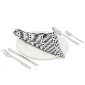 Home Basics Kinsley 16 Piece Stainless Steel Flatware Set, Silver $8.00 EACH, CASE PACK OF 12