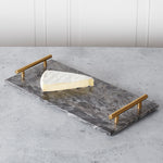 Load image into Gallery viewer, Sophia Grace Marble Serving Tray, Black/Gold $10.00 EACH, CASE PACK OF 4
