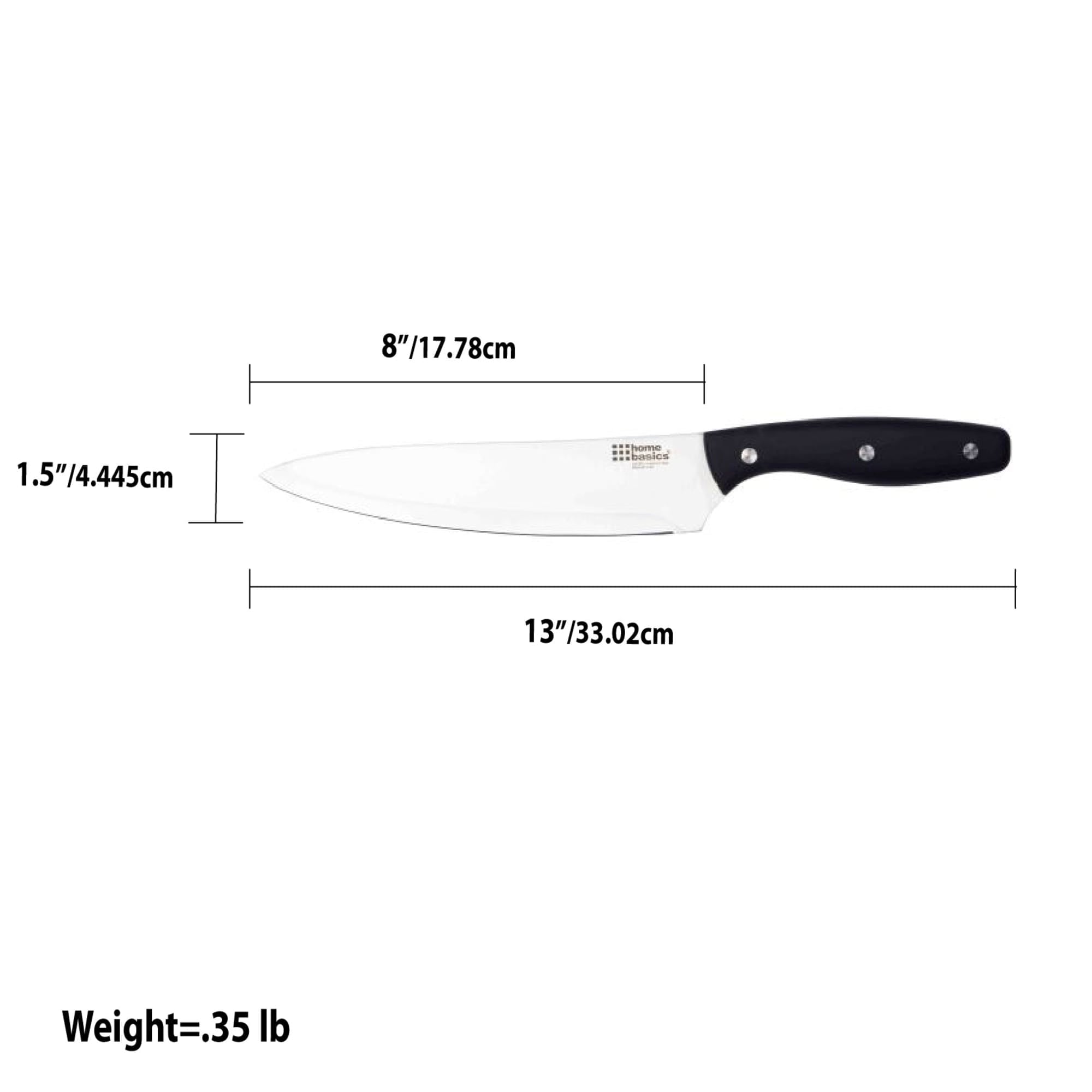 Home Basics 8" Chef Knife $3.00 EACH, CASE PACK OF 24