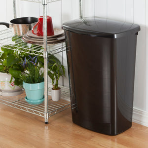 Sterilite 11.4 Gallon LiftTop Wastebasket, Black $14 EACH, CASE PACK OF 6