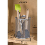 Load image into Gallery viewer, Home Basics Mesh Steel Cutlery Basket - Assorted Colors
