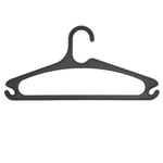 Load image into Gallery viewer, Home Basics 10 Piece Plastic Hanger Set, Black $3.00 EACH, CASE PACK OF 20
