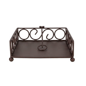 Home Basics Scroll Collection Steel Flat Napkin Holder, Bronze $6.00 EACH, CASE PACK OF 12