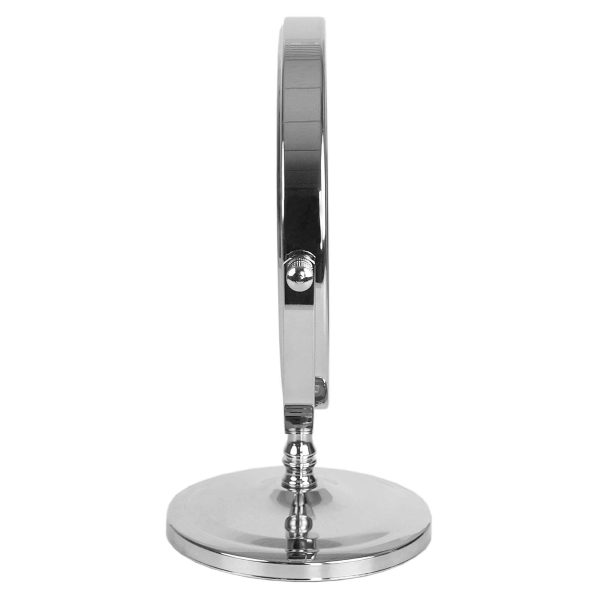 Home Basics Countertop and Tabletop Dual Sided Cosmetic Mirror, Chrome $8 EACH, CASE PACK OF 12