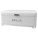 Load image into Gallery viewer, Michael Graves Design Soho Swing Up Lid Tin Bread Box, White $25.00 EACH, CASE PACK OF 4
