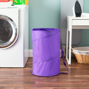 Home Basics Mesh Barrel Laundry Hamper - Assorted Colors