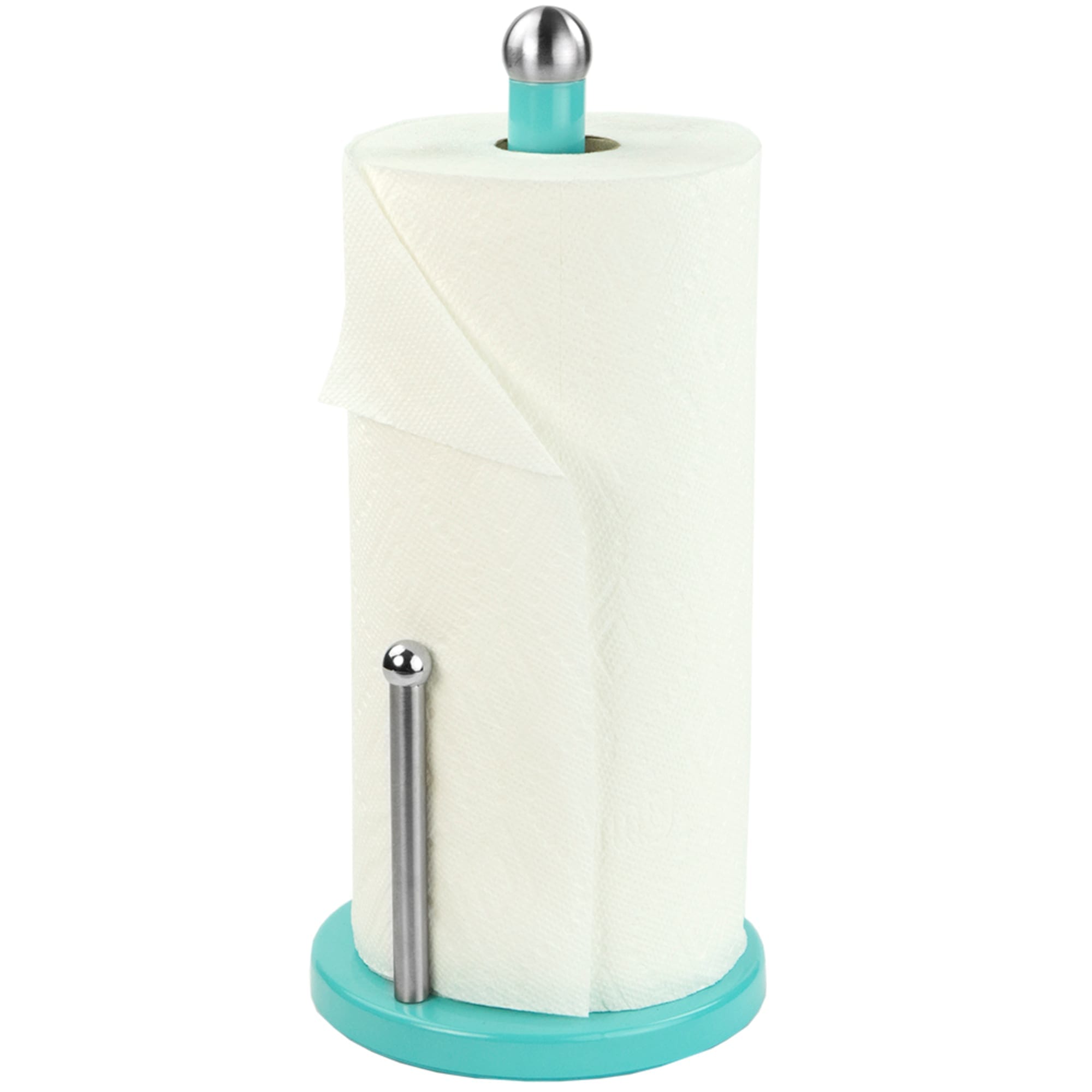 Home Basics Powder Coated Steel Paper Towel Holder, Turquoise $5.00 EACH, CASE PACK OF 12