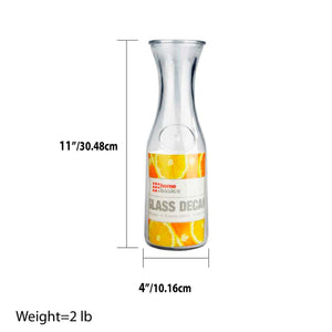 Home Basics Glass Decanter $2.00 EACH, CASE PACK OF 24