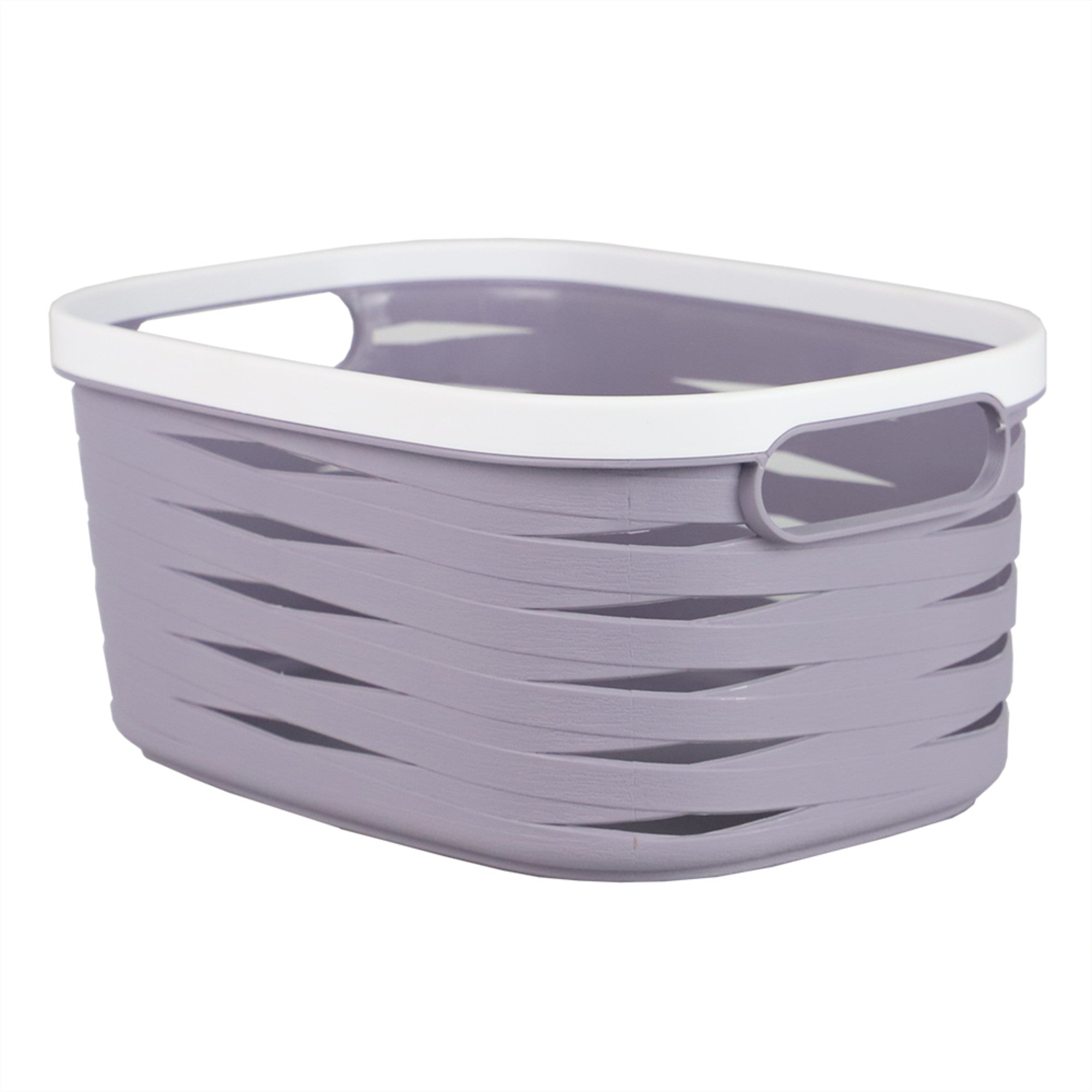 Home Basics Avaris Medium Plastic Storage Basket - Assorted Colors