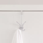 Load image into Gallery viewer, Home Basics Over the Door Double Hook, Chrome $2.50 EACH, CASE PACK OF 24
