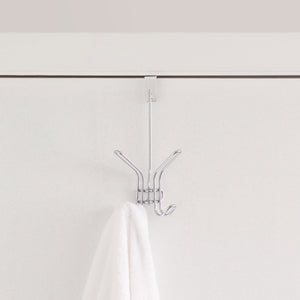 Home Basics Over the Door Double Hook, Chrome $2.50 EACH, CASE PACK OF 24