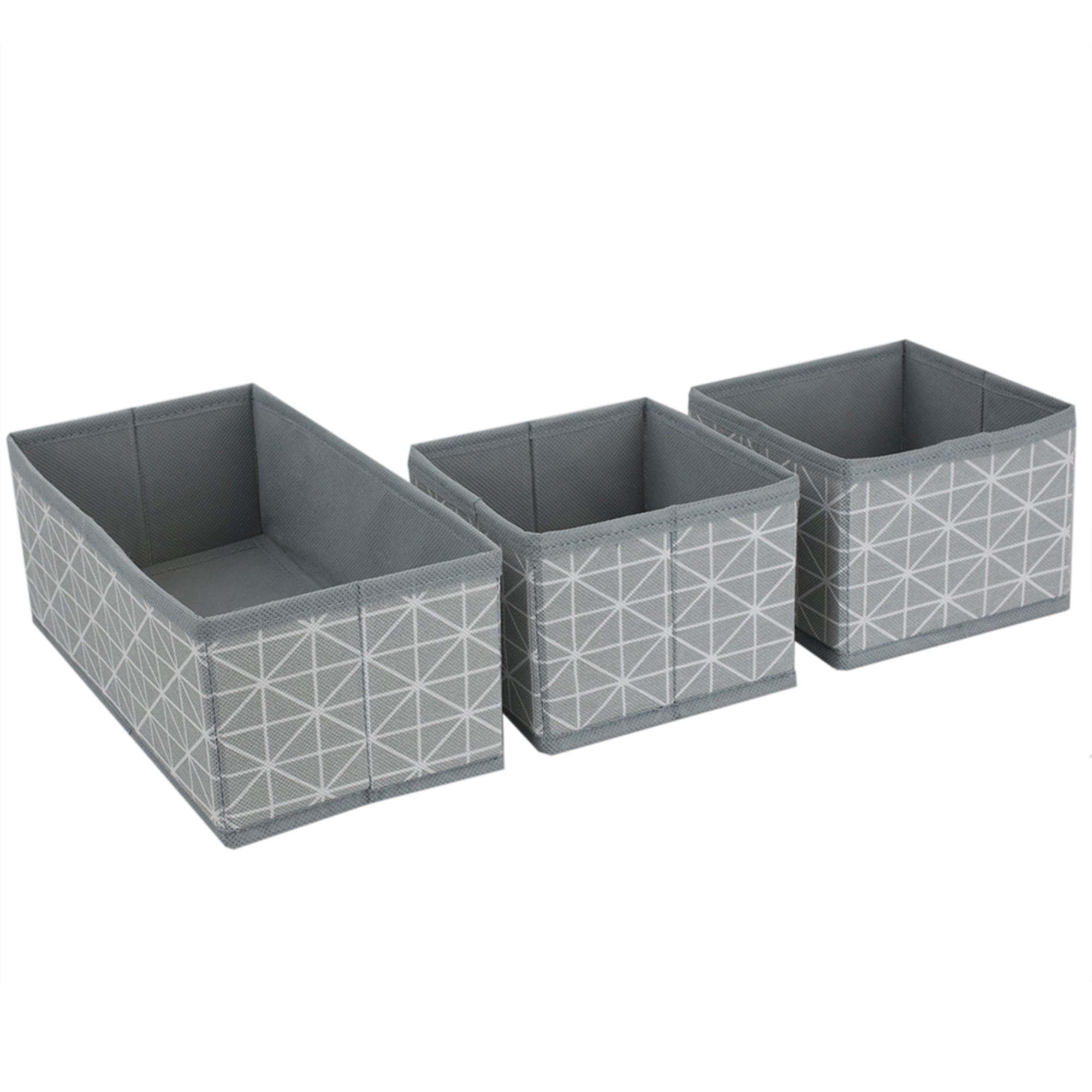 Home Basics Diamond Collection 3 Piece Drawer Organizer Set $4.00 EACH, CASE PACK OF 12