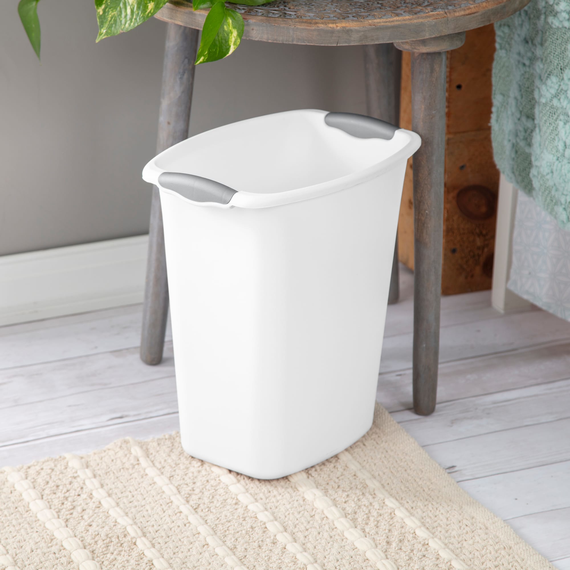 Sterilite 3 Gallon/11.4 Liter Wastebasket White $5.00 EACH, CASE PACK OF 6