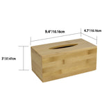 Load image into Gallery viewer, Home Basics Rectangle Bamboo Tissue Box Cover, Natural $7 EACH, CASE PACK OF 6
