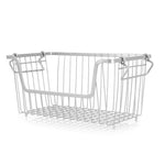 Load image into Gallery viewer, Home Basics Small Powder Coated Steel Wire Storage Basket, Grey $6.00 EACH, CASE PACK OF 12
