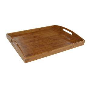 Home Basics Bamboo Serving Tray with Open Handles, Natural $8.00 EACH, CASE PACK OF 12