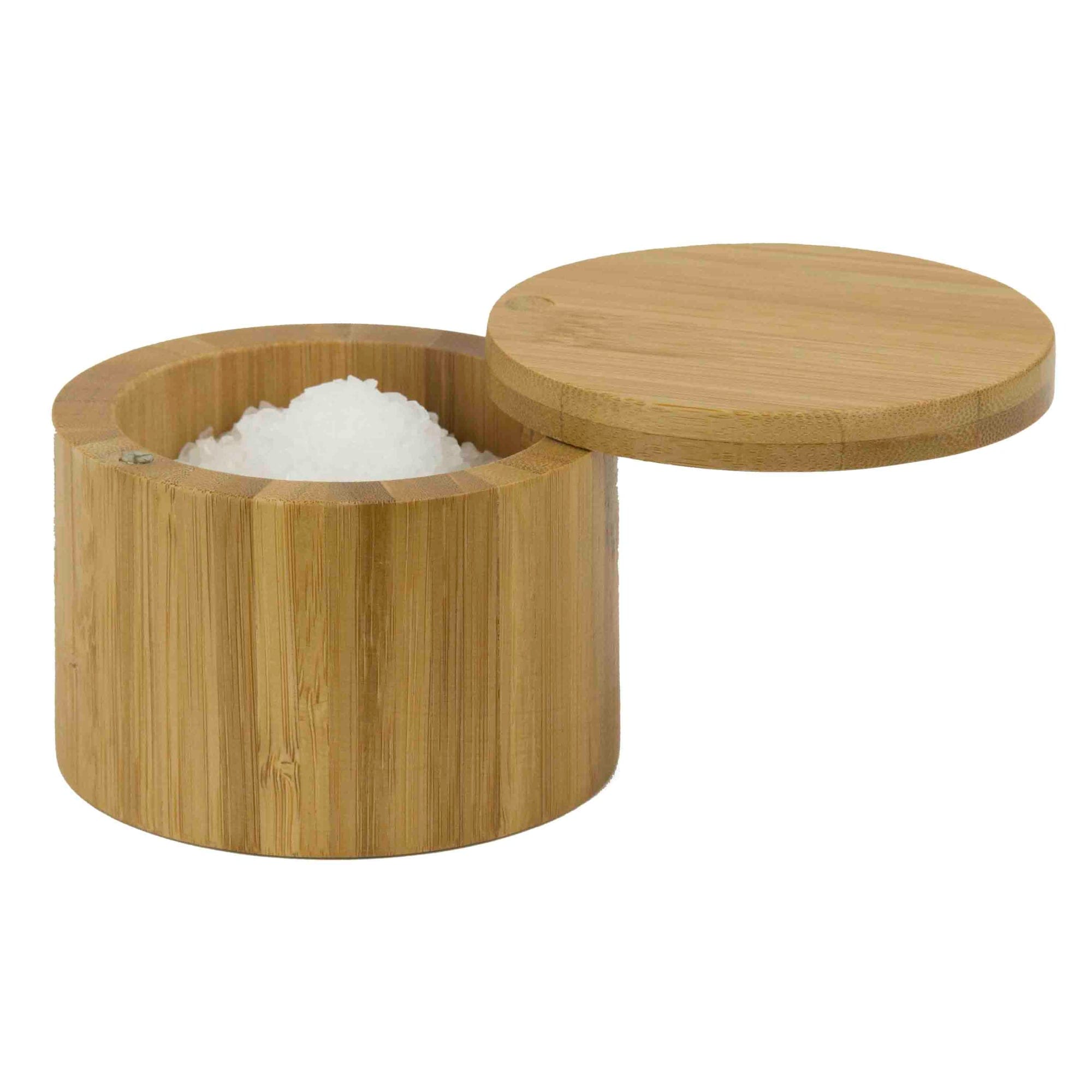 Home Basics Bamboo Salt Box $5.00 EACH, CASE PACK OF 12