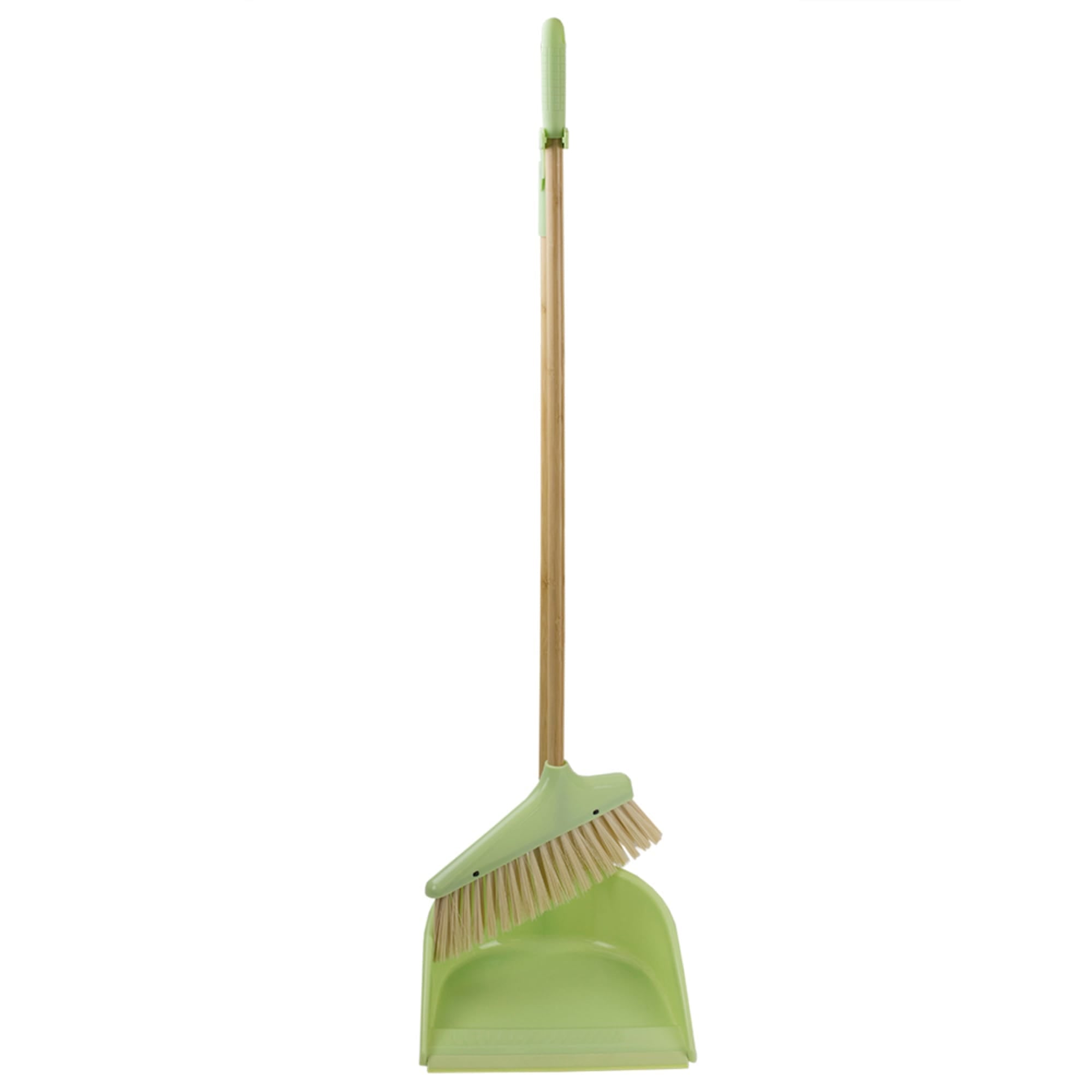 Home Basics Bliss Collection Bamboo Dustpan with Broom, Green $6 EACH, CASE PACK OF 12