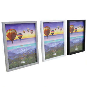 Home Basics 11” x 14” MDF Wall Picture Frame - Assorted Colors