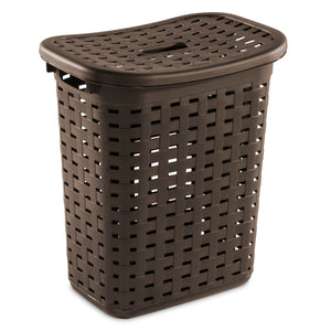 Sterilite Weave Laundry Hamper / Espresso $20.00 EACH, CASE PACK OF 4