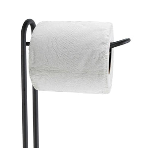 Home Basics Black Metal Heavy Duty Toilet Paper Holder with Dispensing Top $12.00 EACH, CASE PACK OF 6