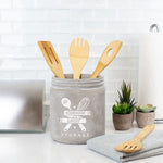 Load image into Gallery viewer, Home Basics Home Made Storage Ceramic Utensil Crock $10.00 EACH, CASE PACK OF 6
