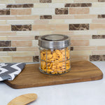 Load image into Gallery viewer, Home Basics Chex Collection 22 oz. Small Glass Canister  $2.00 EACH, CASE PACK OF 12
