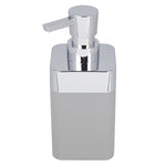 Load image into Gallery viewer, Home Basics Skylar 10 oz. ABS Plastic Soap Dispenser, Grey $4.00 EACH, CASE PACK OF 12
