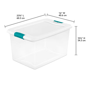 Sterilite 64 Quart / 61 Liter Latching Box $18.00 EACH, CASE PACK OF 6