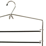 Load image into Gallery viewer, Home Basics 4 Tier Swinging Arm Trouser Hanger with Accessory Hook $5.00 EACH, CASE PACK OF 25
