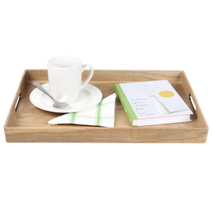 Home Basics Wood-Like Serving Tray $12 EACH, CASE PACK OF 6