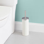 Load image into Gallery viewer, Home Basics Embossed Ivory Steel Toilet Brush $5.00 EACH, CASE PACK OF 12
