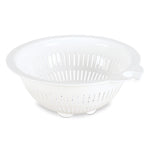 Load image into Gallery viewer, Sterilite 4 Quart Plastic Colander, White $2.00 EACH, CASE PACK OF 12
