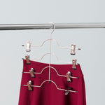 Load image into Gallery viewer, Home Basics 4 Tier Chrome Hanger with Clips, Black PVC Coated $3.00 EACH, CASE PACK OF 12
