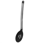 Load image into Gallery viewer, Home Basics Stainless Steel Slotted Spoon With Nylon Head, Black $2.00 EACH, CASE PACK OF 24

